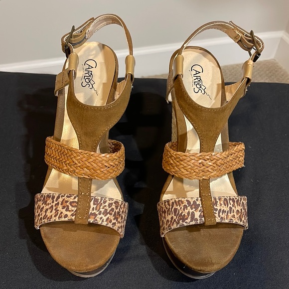 Carlos by Carlos Santana “Cypress” Platform Wedge - Picture 1 of 10